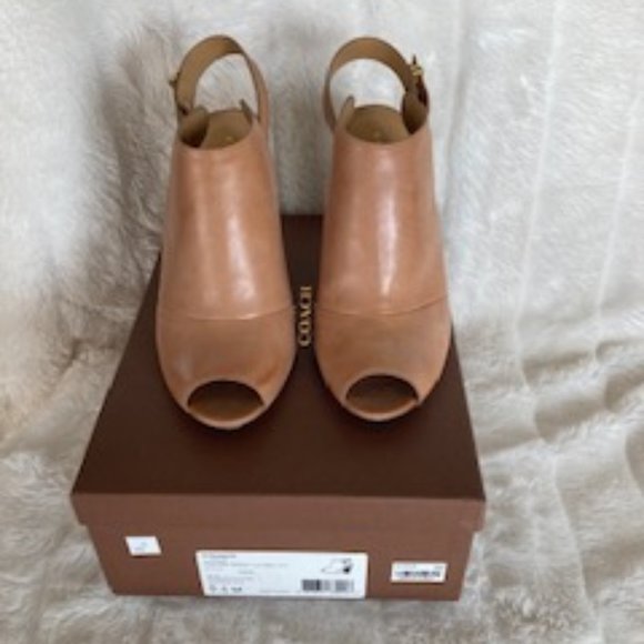 Coach Ginger Peep Toe Wedges - Picture 3 of 4